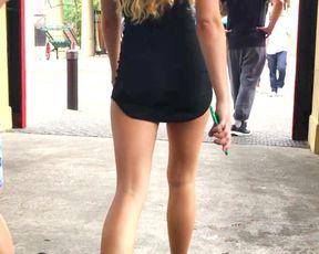 18yr old blonde tight candid ass (closer&smoother footage)