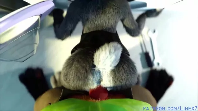 JUDY HOPPS STUCK IN THE WASHING MACHINE