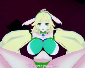 Sophia from Lord Marksman and Vanadis Gives You A Footjob Hentai POV