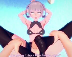POV Hentai Footjob from Nazuna Nanakusa from Call of the Night