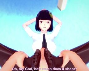 POV Hentai Footjob from Yosano Akiko from Bungou Stray Dogs