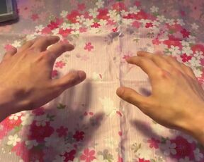 Practicing self love by holding my own hands (CENSORED)