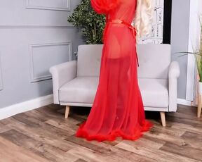 Layered in Nylons Striptease