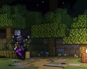 Minecraft Horny Craft - Part 64 Threesome Finale Endergirl and Creeper!! by Loveskysanhentai