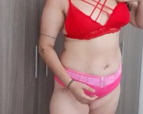 My step cousin's bitch strips naked for her teacher