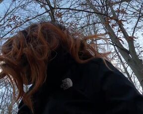 Watch me play and get creamy in the Blair witch woods