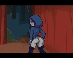 Camp Pinewood (2.9.0) Gallery all Sex Scenes Part 9 - Raven and Starfire (DC Comics)