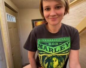 Slut Neighbor Quickie Creampie POV