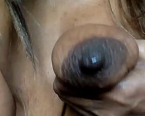 Milky MILF Ginger MoistHer squeezing milk from saggy tits (short vid)