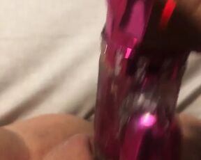 Moaning with my vibrator