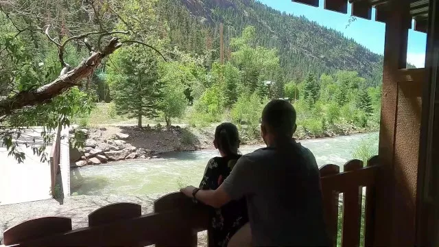 Public Doggy Sex on Hotel Balcony