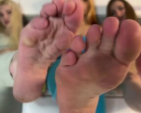 Dorimills, Jucy and Agma - POV Triple Foot Domination